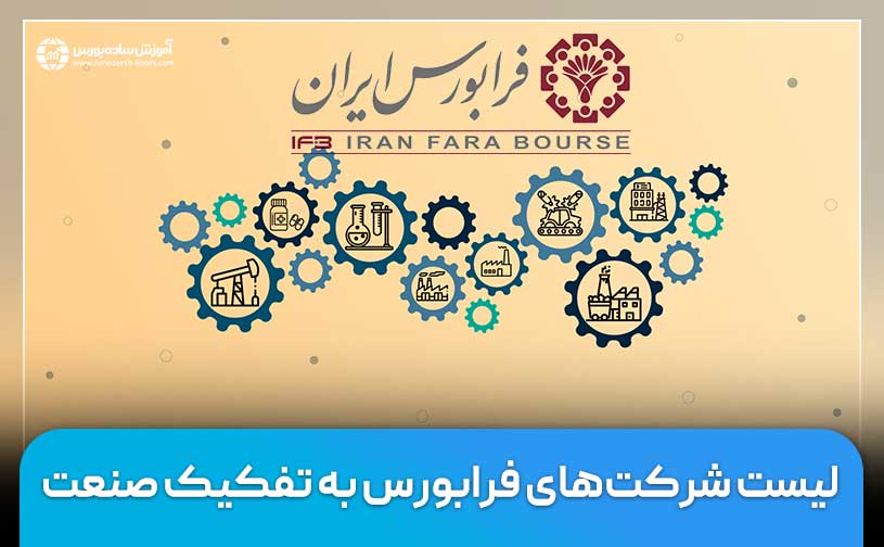 لیست شرکت‌های فرابورس به تفکیک صنعت | لیست کامل نمادهای فرابورس به همراه PDF