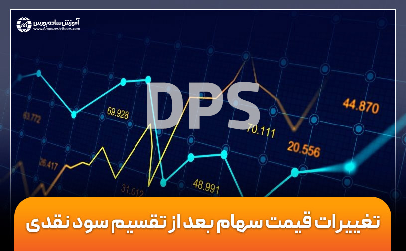 تغییرات قیمت سهام بعد از تقسیم سود نقدی