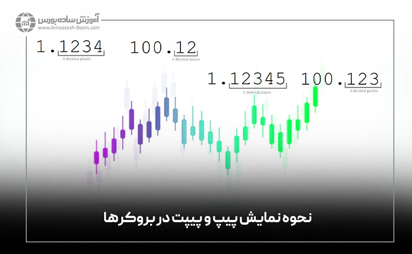 نحوه نمایش پیپ و پیپت در بروکرها