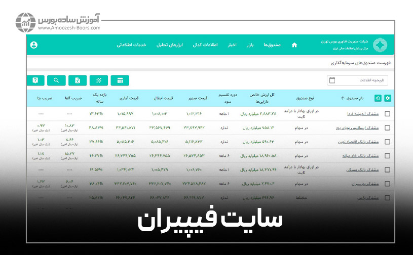 اطلاعات سایت فیپیران (fipiran.com)