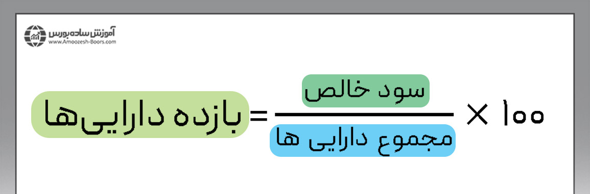 فرمول نسبت بازده دارایی‌ها 