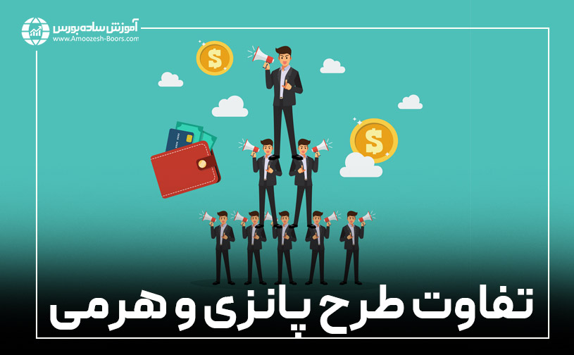 تفاوت طرح پانزی و هرمی در چیست؟